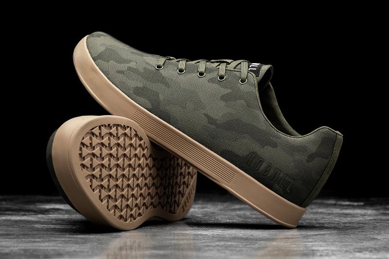 Dark / Camo Nobull Dark Forest Camo Canvas Women's Trainers | CA R2126V